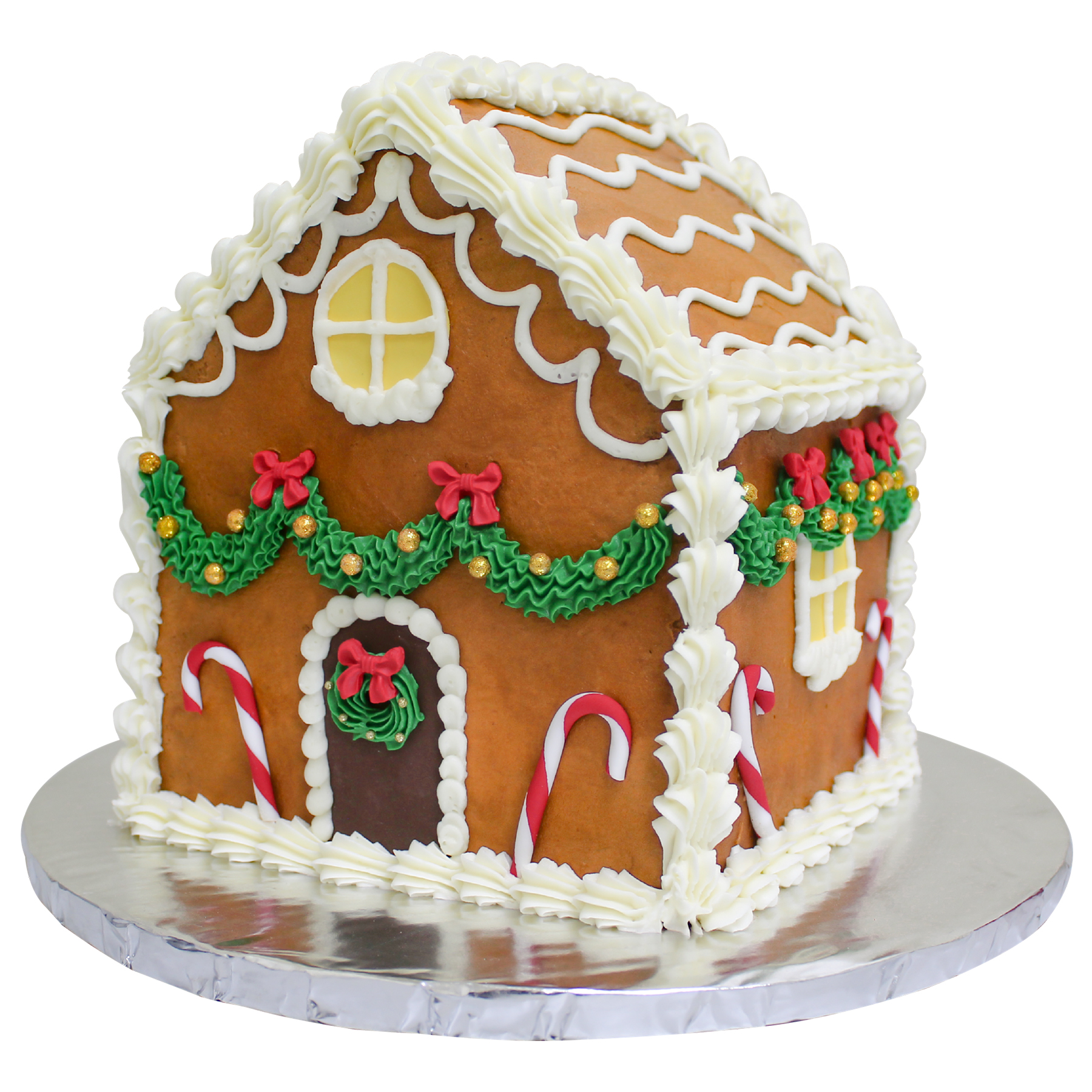 Pastel Navidad Casa de Jengibre